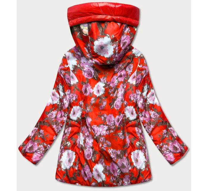 Červená oboustranná dámská bunda model 17217551 - MINORITY Červená oboustranná dámská bunda model 17217551 - MINORITY