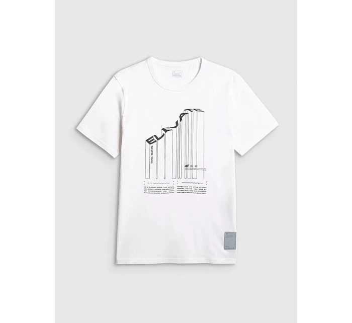 Tshirt regular z nadrukiem męski 4F model 22086792 - Hikvision