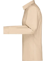 JN 677 Popelínová halenka s dlouhým rukávem model 22436599 stone - Daiber JN 677 Popelínová halenka s dlouhým rukávem model 22436599 stone - Daiber