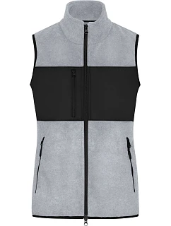 JN Dámská fleecová vesta 02. light melange/black model 22538348 - Daiber