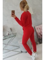 Atlanta tištěná sada červená