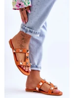 Dámské pantofle s velkými cvočky model 21618024 - Boto Dámské pantofle s velkými cvočky model 21618024 - Boto