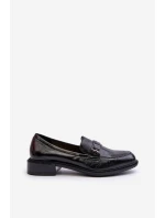 Dámské lakované mokasíny černé Nerilaja Dámské lakované mokasíny černé Nerilaja