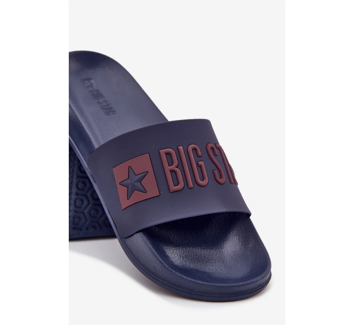 Pánské Pantofle Big Star SS174361 Modré Pánské Pantofle Big Star SS174361 Modré