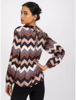 Halenka DHJ BZ 12311.49P černá a béžová Halenka DHJ BZ 12311.49P černá a béžová