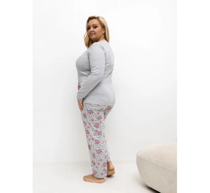 DU PI pyžamo FP 503.47 šedé DU PI pyžamo FP 503.47 šedé