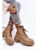 Dámské Kozačky S Ponožkou Béžová Rivella Dámské Kozačky S Ponožkou Béžová Rivella