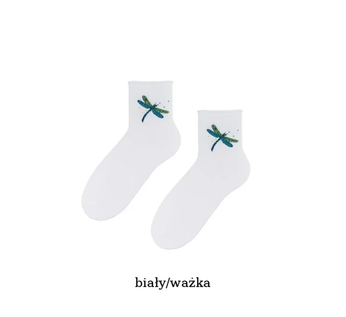 Vzorované netlačící ponožky Steven art.099 35-40