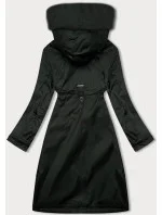 Dámská zimní bunda parka v army barvě s kožešinou S'West (R558-11) Dámská zimní bunda parka v army barvě s kožešinou S'West (R558-11)