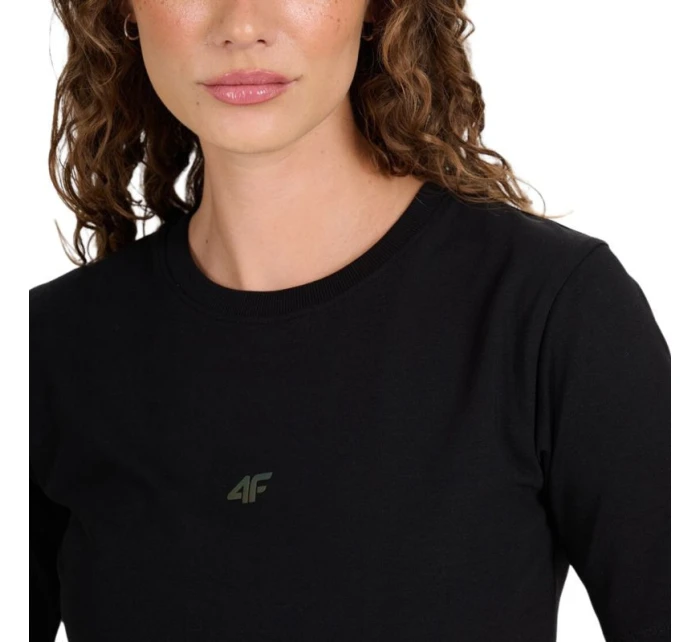 Dámské tričko 4F F2971 tmavě černé 4FWAW25TTSHF2971 20S
