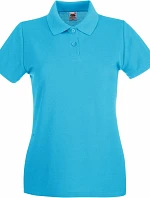 Fruit of the Loom Lady-Fit Premium Polo Dámské piqué polo 16.3030 azure blue