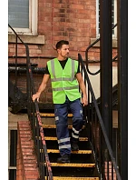 Yoko HVW 120 Hi-Vis síťovaná bezpečnostní vesta 79.W120 black Yoko HVW 120 Hi-Vis síťovaná bezpečnostní vesta 79.W120 black