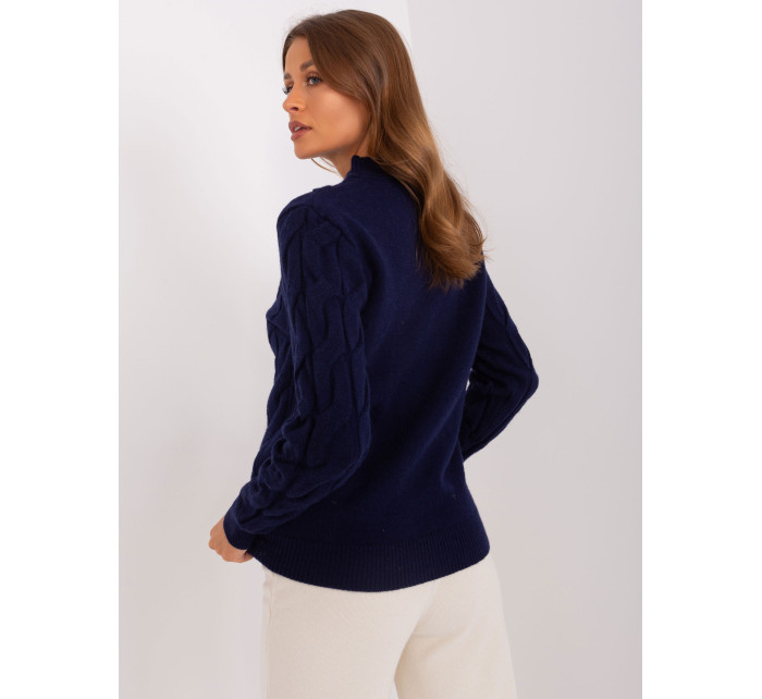 Sweter AT SW 2235.00P granatowy