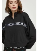 Dámské pyžamo YI80001 črné s potiskem - DKNY Dámské pyžamo YI80001 črné s potiskem - DKNY