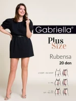 Gabriella 161 Rubens Plus Size punčocháče 20 den 7-3XL