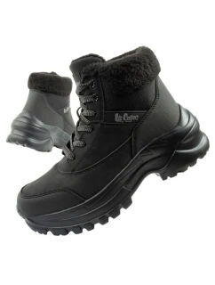 Lee Cooper dámská sportovní obuv zimní trekkingová zateplená černá dámské šněrovací boty