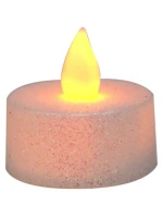 SADA 3 ČAJOVÝCH SVÍČEK S TŘPYTKAMI