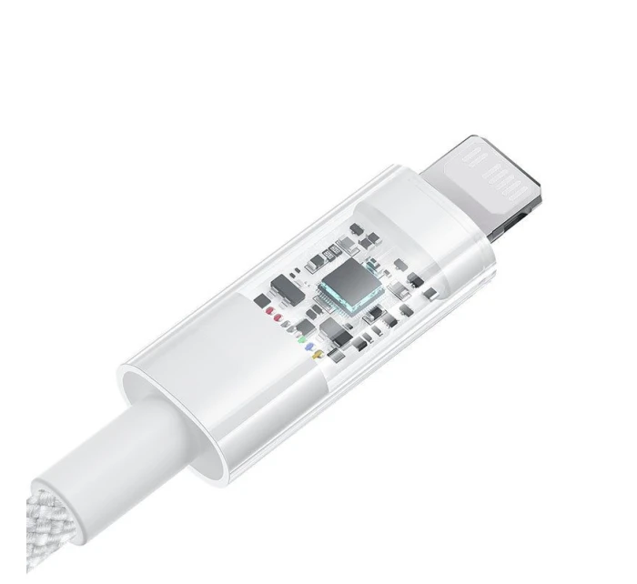 Baseus Gem USB C-IP kabel 20W 1m (bílý)