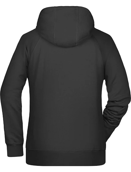 Dámská raglánová mikina s kapucí 02. black model 22430552 - Daiber
