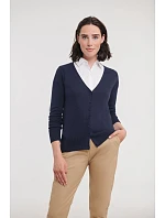 Dámský pletený cardigan s výstřihem do V 11. french navy model 22475062 - Russell Athletic Dámský pletený cardigan s výstřihem do V 11. french navy model 22475062 - Russell Athletic