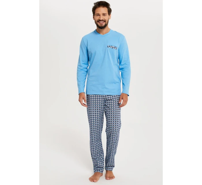 Italian Fashion Jaromir long length sp. barva:modrá/print Italian Fashion Jaromir long length sp. barva:modrá/print