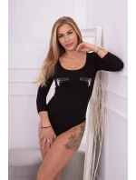 Body s potiskem pistole černé