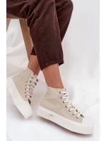 Dámské tenisky Na platformě LEE 50253002.35E ISLA WOMEN MID Béžové