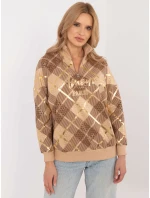 Mikina CLM BL model 20683784 camel - FPrice Mikina CLM BL model 20683784 camel - FPrice