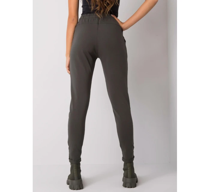 Tepláky RV DR 7076.21 tmavá khaki