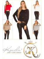 Sexy KouCla pullover with trendy gaps