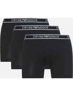 Pánské boxerky 3Pack 111473 4R717 černé - Emporio Armani
