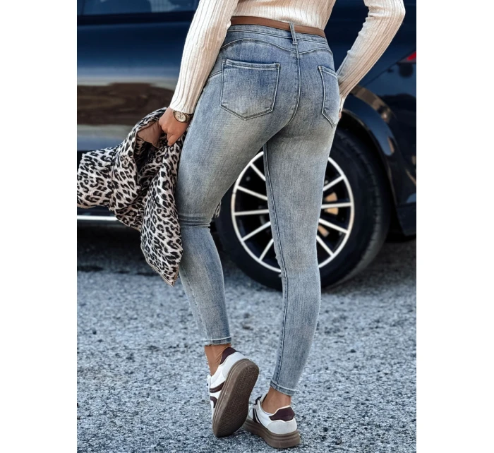 FashionStreet dámské modré džínové kalhoty UY2193