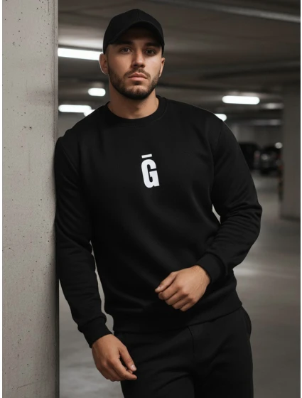 Pánská černá mikina Dstreet model 21993044 - FashionStreet Pánská černá mikina Dstreet model 21993044 - FashionStreet