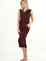 Mefemi Mix&Match Margot 3/4 pyžamové kalhoty S-2XL dámské