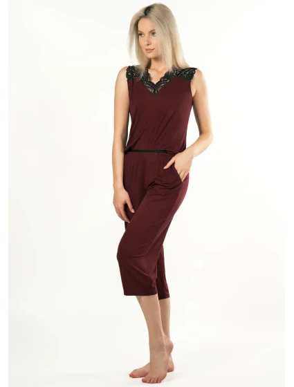 Dámské pyžamové kalhoty Nipplex Margot model 18443398 3/4 S2XL - Mefemi