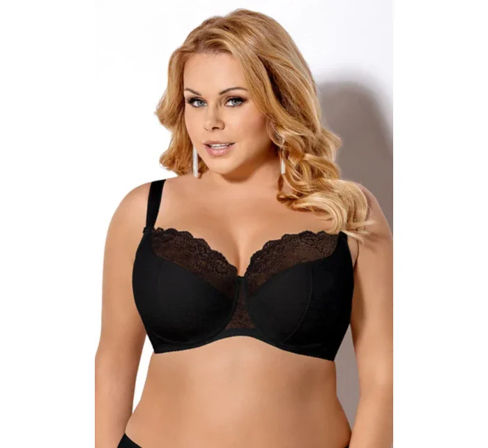 Dámská podprsenka model 21001113 Blanca black - Gorsenia
