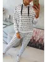 Sada s potiskem bílá