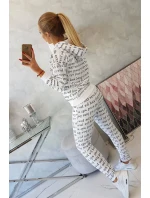 Sada s potiskem bílá