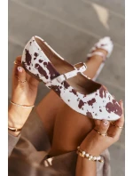 Zdobené dámské baleríny s páskem v model 21710835 - Boto