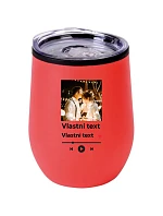 Personalizovaný cestovní termohrnek "BOWL" s motivem přehrávače Personalizovaný cestovní termohrnek "BOWL" s motivem přehrávače