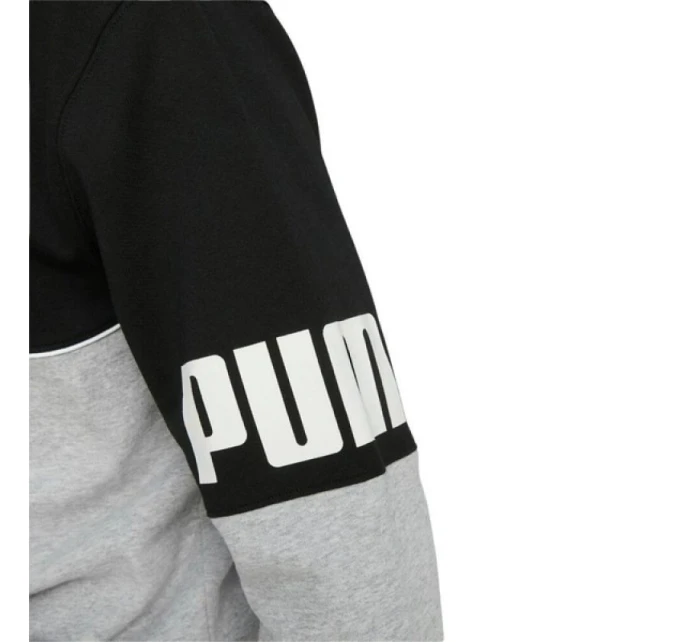 Pánská mikina 849842 04 Šedá s černou - Puma Pánská mikina 849842 04 Šedá s černou - Puma