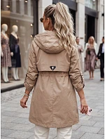 Dámská přechodová bunda typu parka, béžová, FashionStreet TY5808 Dámská přechodová bunda typu parka, béžová, FashionStreet TY5808