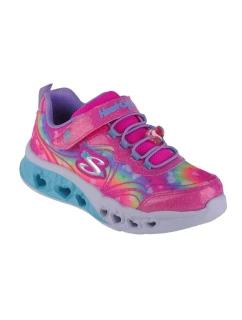 Skechers Flutter Heart Lights-Groovy Swirl 303253L-HPLV Pink 28