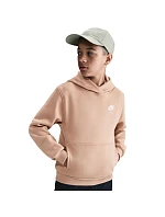 Dětská mikina Nike Sportswear Club Fleece béžová FD3000 200 Dětská mikina Nike Sportswear Club Fleece béžová FD3000 200