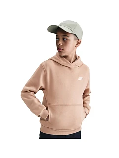 Dětská mikina Nike Sportswear Club Fleece béžová FD3000 200
