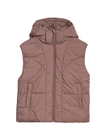 Dámská vesta 4F F299 tmavě hnědá 4FWAW25TVJAF299 80S