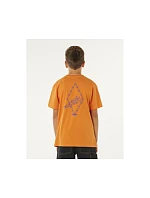 Chlapecké tričko RIP CURL Eternal Shred Art Tee-Boy, oranžové, dětské Chlapecké tričko RIP CURL Eternal Shred Art Tee-Boy, oranžové, dětské