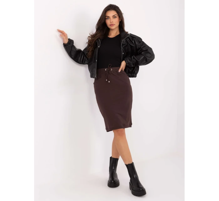 Sukně RV SD 4793 1.32 tmavě hnědá