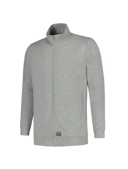 Sweat Jacket Washable 60 °C mikina unisex grey melange Sweat Jacket Washable 60 °C mikina unisex grey melange