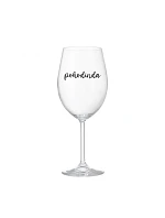 POHODINDA - čirá sklenice na víno 350 ml